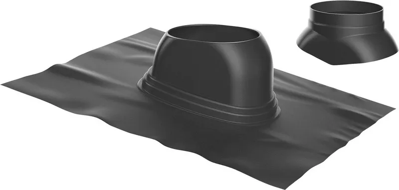 BOSCH Abgaszubehör FC-O110 Dachziegel d:166, 5-25 Gr schwarz