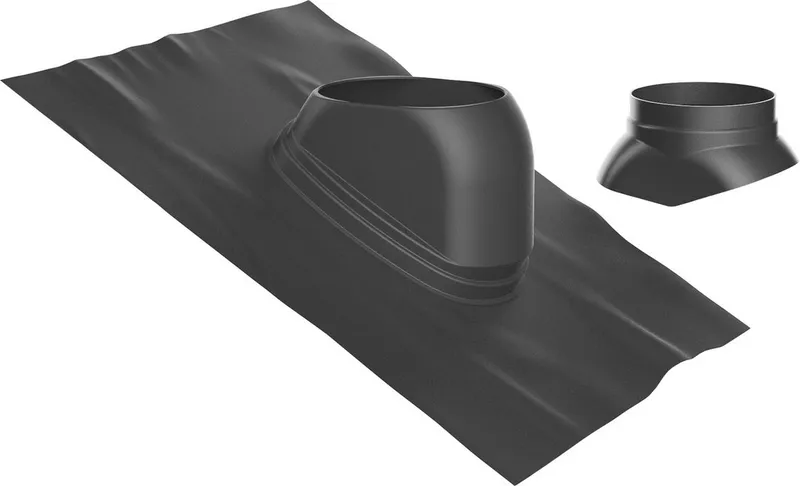 BOSCH Abgaszubehör FC-O110 Dachziegel d:166, 25-45 Gr schwarz
