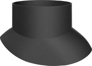 BOSCH Abgaszubehör FC-O60_80 Adapter Klöber-Dachpfanne, schwarz,d:125