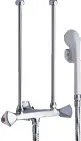 BOSCH Installationszubehör BZ 11114 Wandbatterie m. Brauseschlauch u. Brause