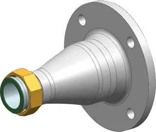 BOSCH Installationszubehör AP 6-3 Pumpenanschluss DN65 / PN 6 / G 1 1/2"