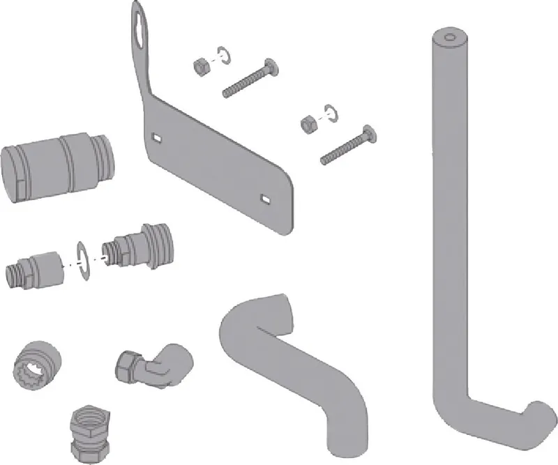 BOSCH Zubehör Frischwasserstationen SZ 8 Speichermontage-Set für Flow Fresh FF 20