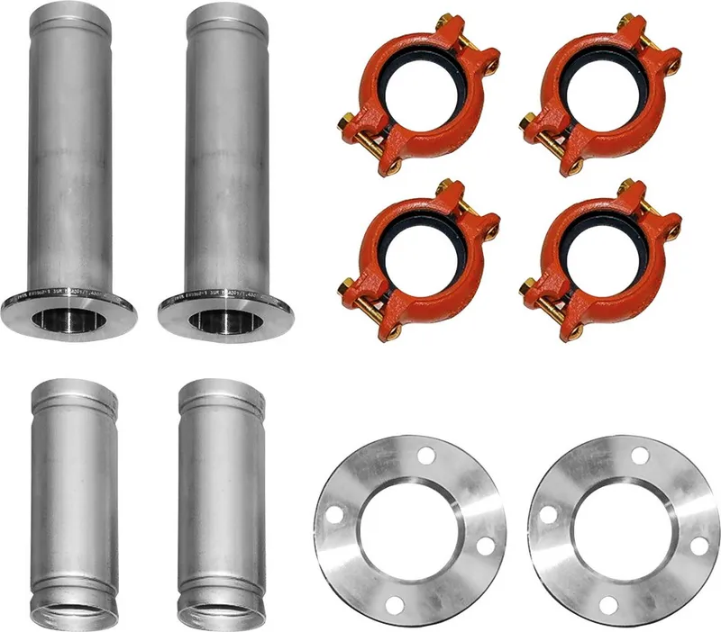 BOSCH Zubehör Solewärmepumpen Anschl.-Set 1 Vor-/Rücklauf nach hinten für T540/640-2