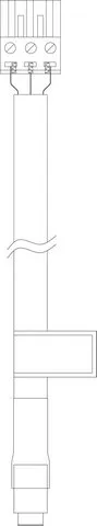 JU/BOSCH Ersatzteil TTNR: 8738207584 Kabel für BB-Tool Adapter