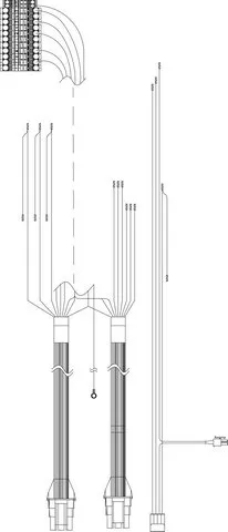 JU/BOSCH Ersatzteil TTNR: 8738207580 Anschlusskabel Elektrischer Zuheizer 9kW