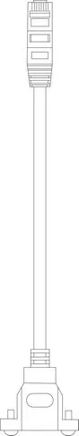 Bosch Ersatzteil CAT.5e/ RJ145 Kabel 500 everp