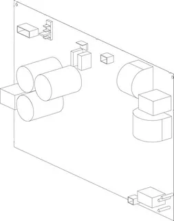 JU/BOSCH Ersatzteil TTNR: 8738206636 Leiterplatte 4kW