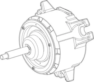 Junkers/BOSCH Ersatzteil 8738206632 Gebläsemotor oben