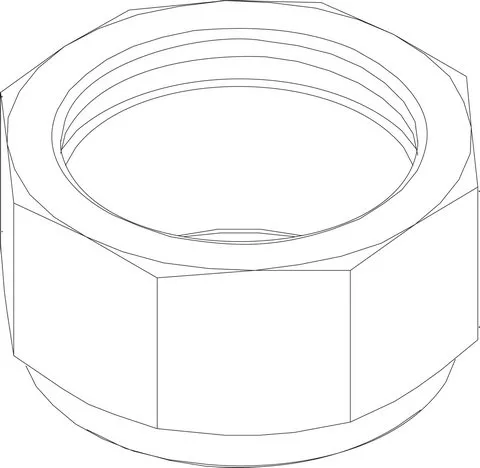 JU/BOSCH Ersatzteil TTNR: 87377070190 Klemmring Überwurfmutter 3/4"