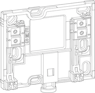 BOSCH Ersatzteil 87377041690 Wandmontageset Regler everp