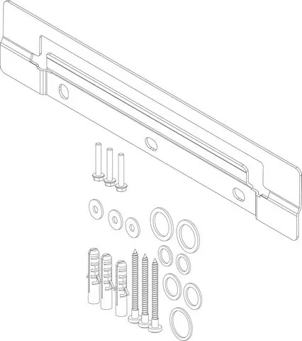 Bosch Ersatzteil 87376002980 Befestigungsblech Aufhängung