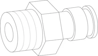 BOSCH Ersatzteil TTNR: 87186687810 Zwischenstück CH ADG