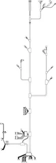 JU/BOSCH Ersatzteil TTNR: 87186678440 Kabelbaum 24V