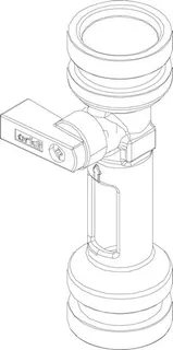 JU/BOSCH Ersatzteil TTNR: 87186673120 RL Druckflussmessgerät