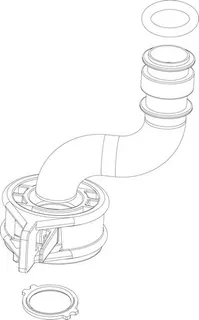 BOSCH Ersatzteil TTNR: 87186451120 Rücklaufrohr