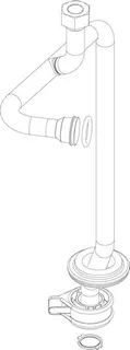 BOSCH Ersatzteil TTNR: 87186450810 Rücklaufrohr