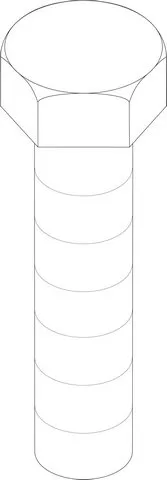 JU/BO/SI Ersatzteil TTNR: 7735500189 6kt-Schraube M10x25 (8x) SW16 everp