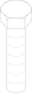 JU/BO/SI Ersatzteil TTNR: 7735500189 6kt-Schraube M10x25 (8x) SW16 everp