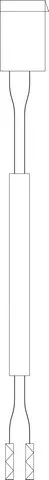 JU/BOSCH Ersatzteil TTNR: 8733703254 Kabel 100mm HMI-CUHP