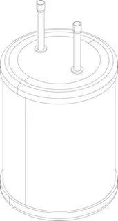 JU/BOSCH Ersatzteil TTNR: 8733703208 Behälter 3,1l