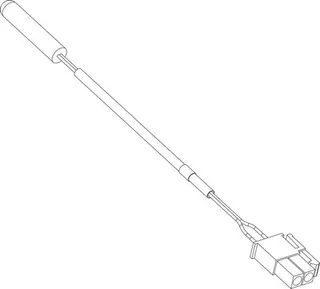 BOSCH Ersatzteil 8733703183 Temperaturfühler 200mm, 4,7 kOhm