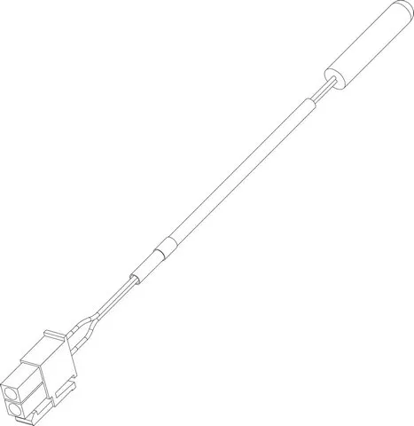 BOSCH Ersatzteil 8733703181 Temperaturfühler 200 mm, 10 kOhm