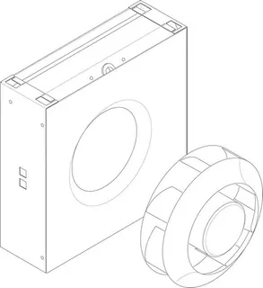 JU/BOSCH Ersatzteil TTNR: 87186664020 Gebläse kpl