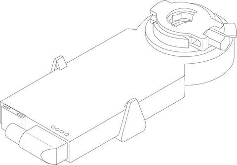 JU/BOSCH Ersatzteil TTNR: 87186661310 Motor für Klappe