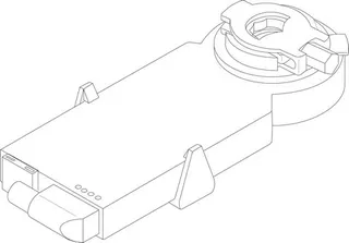 JU/BOSCH Ersatzteil TTNR: 87186661310 Motor für Klappe
