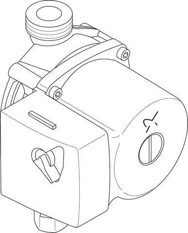 Junkers Ersatzteil TTNR: 87185320660 Pumpe UPSO 15-70