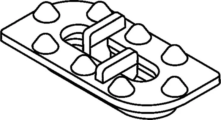 Bosch Ersatzteil 87381224710 Einlegeteil