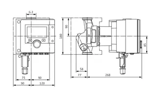 Wilo Nassläufer-Premium-Smart-Pumpen Stratos MAXO 30/0,5-12 PN10,G2,283W