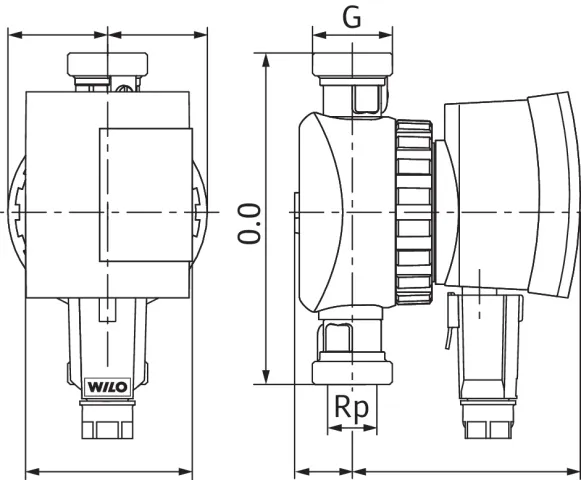 WILO Service-Motor für STAR-Z NOVA W.Nr.4 132 753