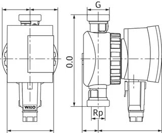 WILO Service-Motor für STAR-Z NOVA W.Nr.4 132 753