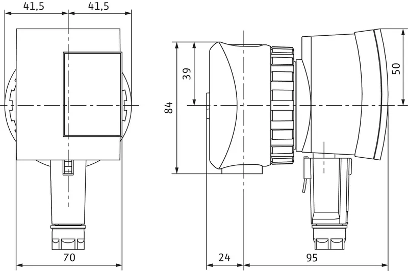 WILO-Brauchwasserpumpe STAR-Z NOVA NOVA, R 1/2, Bl 84 mm, WS