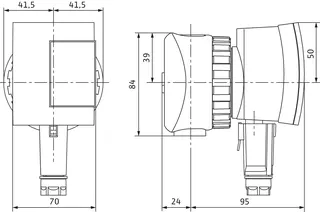 WILO-Brauchwasserpumpe STAR-Z NOVA NOVA, R 1/2, Bl 84 mm, WS