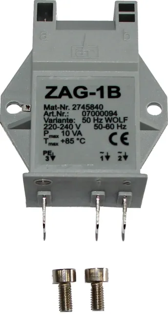 Wolf Zündtrafo einpolig ab BJ 2016 (für BJ vor 2016 Umrüstset 8614982 (14kW)