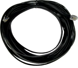 Wolf Anschlusskabel, schwarz 5 Meter (2x RJ12/6), Nr. 2744520