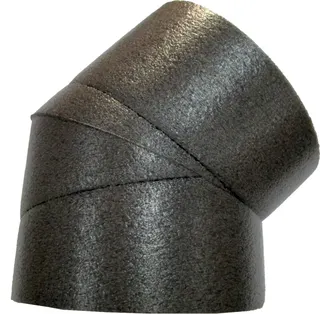 Wolf ISO-Rohr Bogen DN160 45Gr ohne Einsteckmuffen