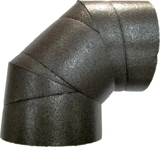 Wolf ISO-Rohr Bogen DN160 90Gr ohne Einsteckmuffen