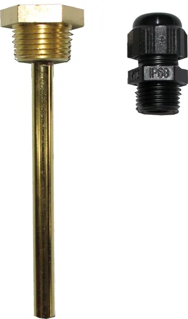 Wolf Speichertauchhülse 1/2” mit PG-Zugentlastung