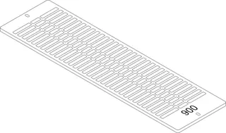Junkers Ersatzteil TTNR: 87183404090 Aufsteckgitter 30/33-900 RAL9016 everp