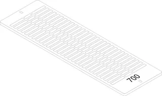 Junkers Ersatzteil TTNR: 87183404070 Aufsteckgitter 30/33-700 RAL9016 everp