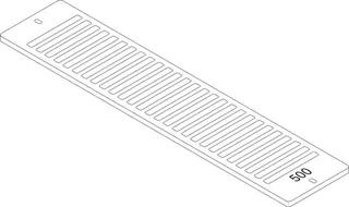 Junkers Ersatzteil TTNR: 87183403050 Aufsteckgitter 20/22-500 RAL9016 everp