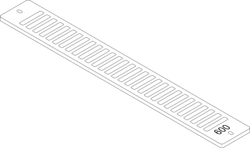 Junkers Ersatzteil TTNR: 87183402060 Aufsteckgitter 21S-600 RAL9016 everp