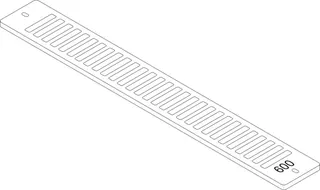 Junkers Ersatzteil TTNR: 87183402060 Aufsteckgitter 21S-600 RAL9016 everp