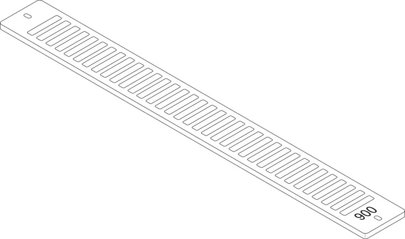 Junkers Ersatzteil TTNR: 87183401090 Aufsteckgitter 10/11-900 RAL9016 everp