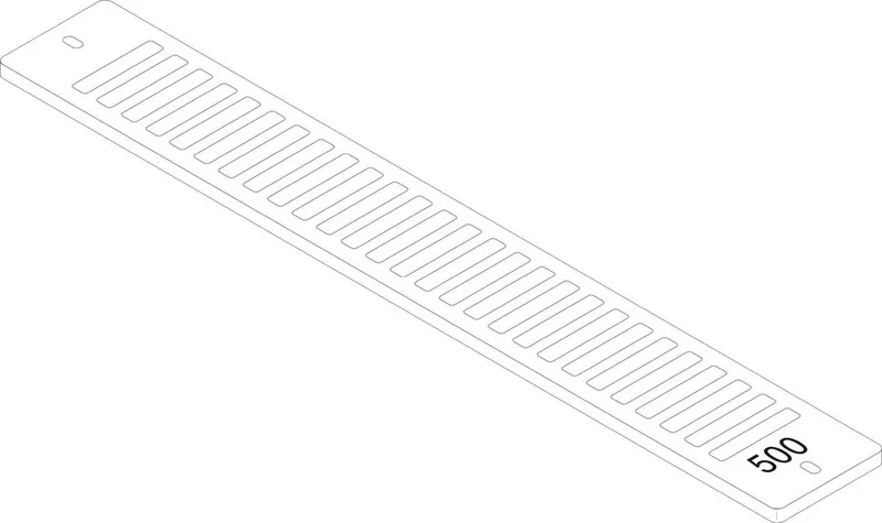 Junkers Ersatzteil TTNR: 87183401050 Aufsteckgitter 10/11-500 RAL9016 everp