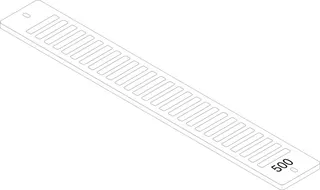 Junkers Ersatzteil TTNR: 87183401050 Aufsteckgitter 10/11-500 RAL9016 everp
