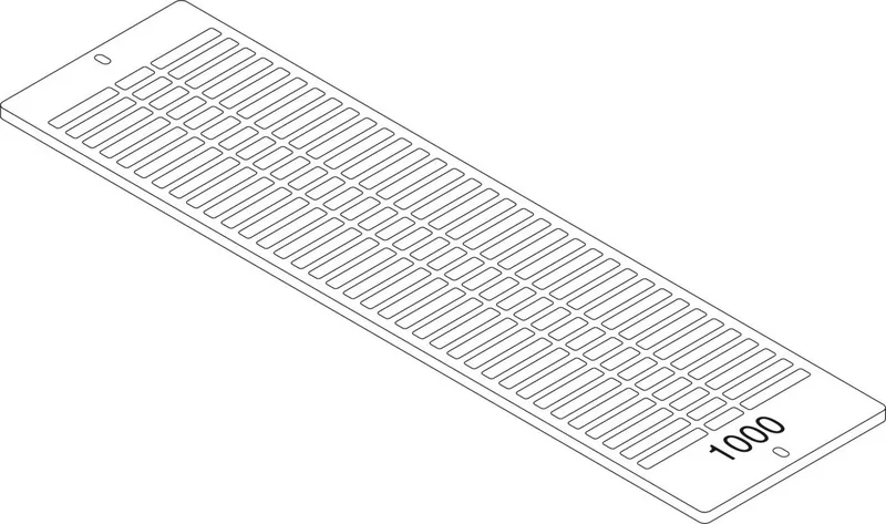 Junkers Ersatzteil TTNR: 87183404100 Aufsteckgitter 30/33-1000 RAL9016 everp